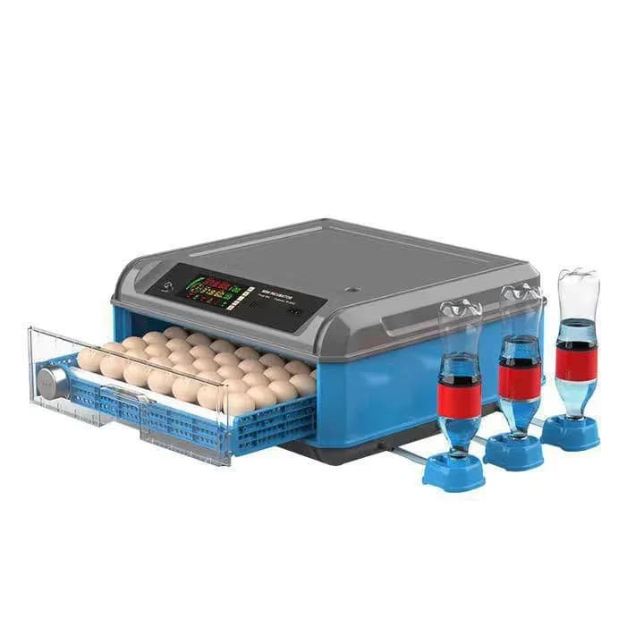 64 eggs adjustable Tray Drayer Type Dual Power Supply Full Automatic Upgrade Model